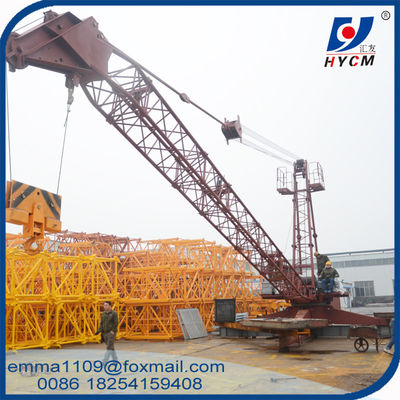 QD60 6 ton Derrick Luffing Crane 24m Boom 220V 60Hz Transfermor ile 3 Fazlı