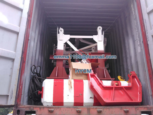 QTD63 2420 Küçük Luffing Jib İnşaat Kulesi Kiralık 1.2m Mast Bölümleri Blok Tipi