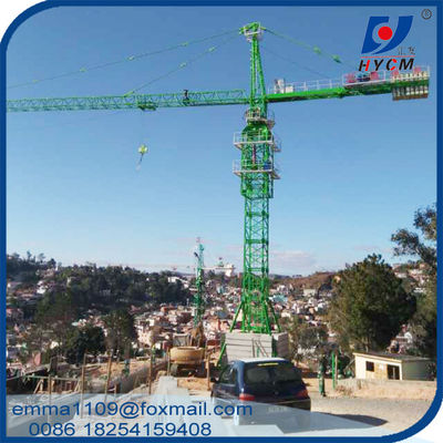 Qtz 125 kule vinci yüksek katlı bina için maliyet 65M genişlik iş jib