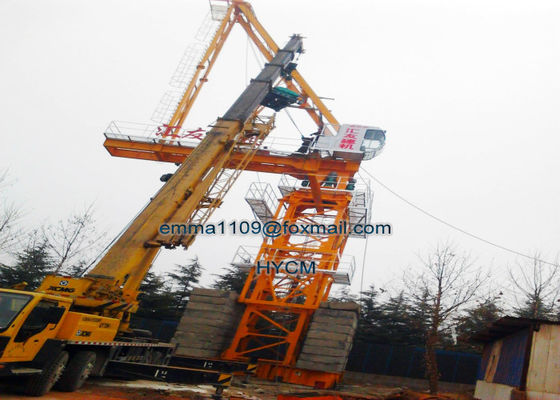 16t Bina Luffing Tower Crane D6029 Model 60M Büyük Jib 2.9t Son Yük