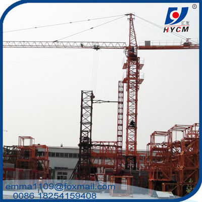 6t QTZ6012 Kendini tırmanan Topkit kule vinci 60mts kule başlı patlayıcı