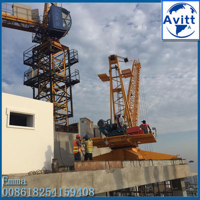 İç Kuleleri Kaldırın QD3015 Derrick Luffing Kuleleri Kaldırın 30m Çalışan Jib