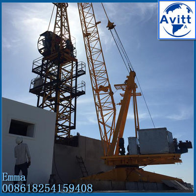 3t QD30 Derrick vinçleri, 15m Boom uzunluğu üst kaydırma tipi kule vinci