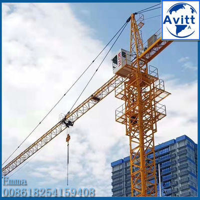 Küçük İnşaat Hammerhead Tower Crane QTZ4208 Dış tırmanma tipi