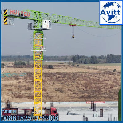 8 ton sıcak model PT6013 Hammer Head Crane kule bağımsız çalışma yüksekliği