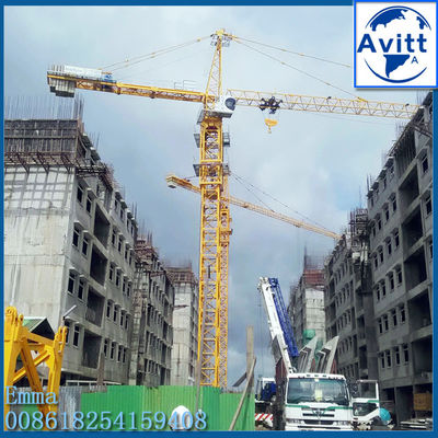 10 t topkit kule vinci QTZ125 6018 2*3M L68 Potain Mast Bölümleri Konteyner maliyetini tasarruf et