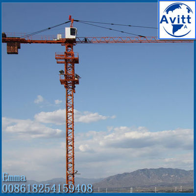 QTZ63 Hammerhead Tower Crane TC5013 5T Yük 35.5m Serbest Yükseklik S24 Mast Bölümü